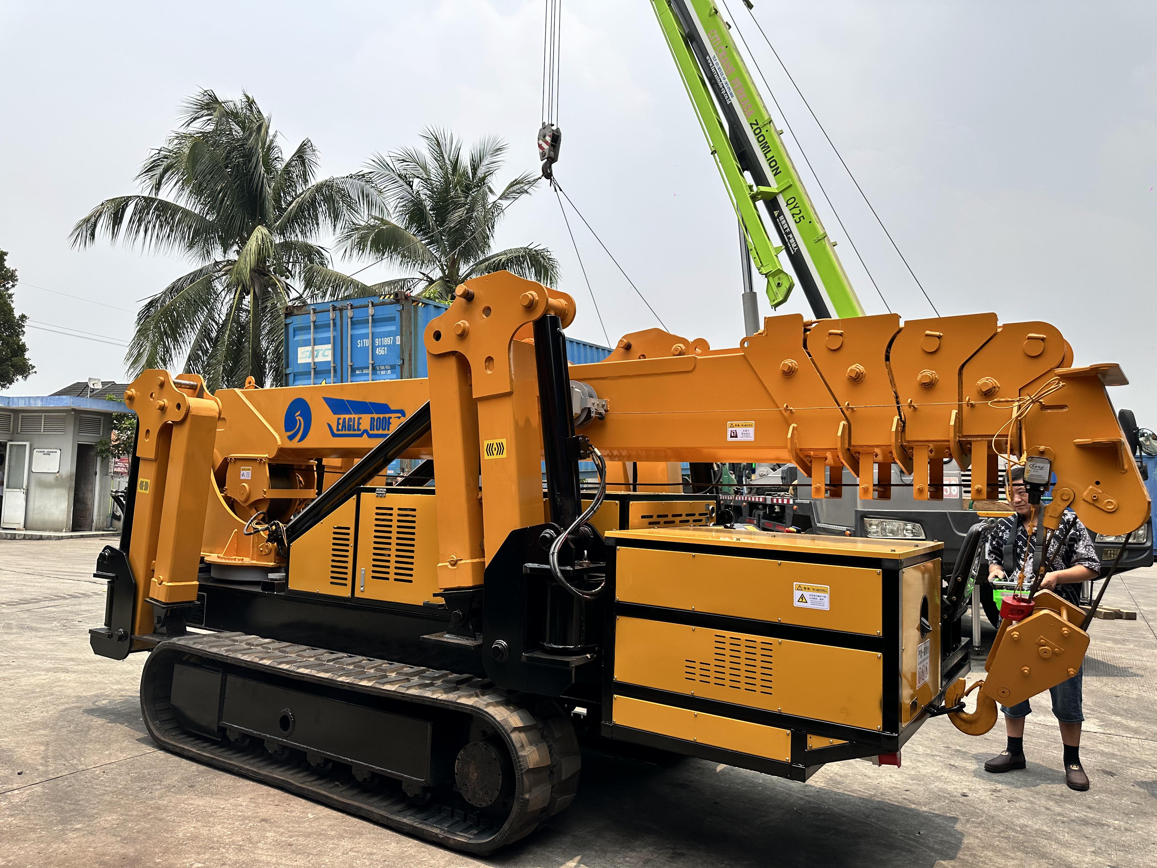 華鷹機械告訴你什么才叫蜘蛛吊車嗎？